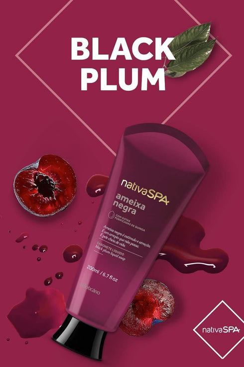 O Boticário Nativa SPA Ameixa Negra (Black Plum) Shower Gel 200ml